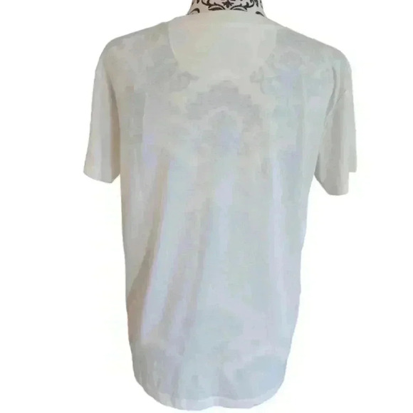 Tentree T-Shirt Artist Series Logo New With Tags Cloud White Amber Glow Women  M - Picture 3 of 16